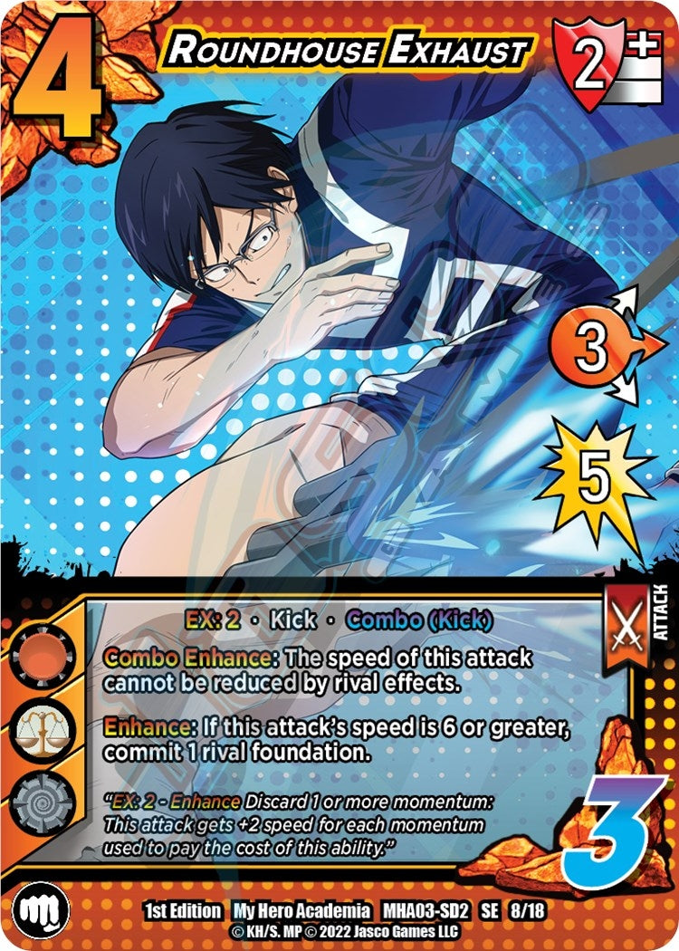 Image for Roundhouse Exhaust (UniVersus: My Hero Academia: Heroes Clash) (8/18) - UniVersus