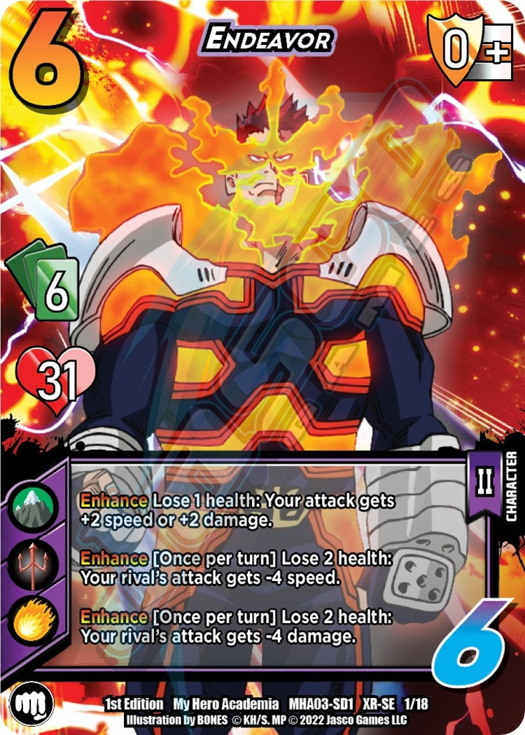 Image for Endeavor (XR) (UniVersus: My Hero Academia: Heroes Clash) (1/18) - UniVersus