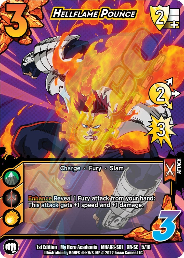 Image for Hellflame Pounce (XR) (UniVersus: My Hero Academia: Heroes Clash) (5/18) - UniVersus