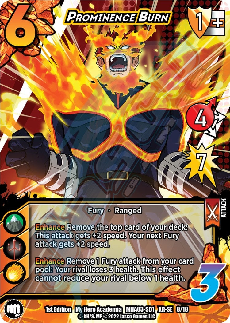Image for Prominence Burn (XR) (UniVersus: My Hero Academia: Heroes Clash) (8/18) - UniVersus