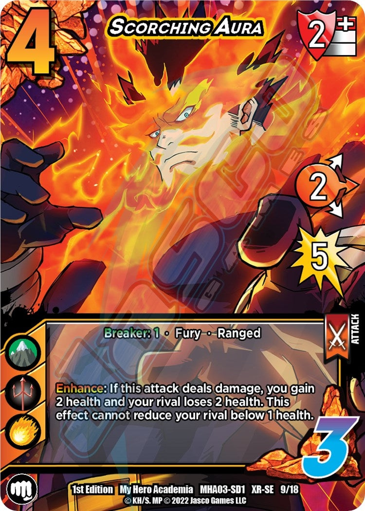 Image for Scorching Aura (XR) (UniVersus: My Hero Academia: Heroes Clash) (9/18) - UniVersus