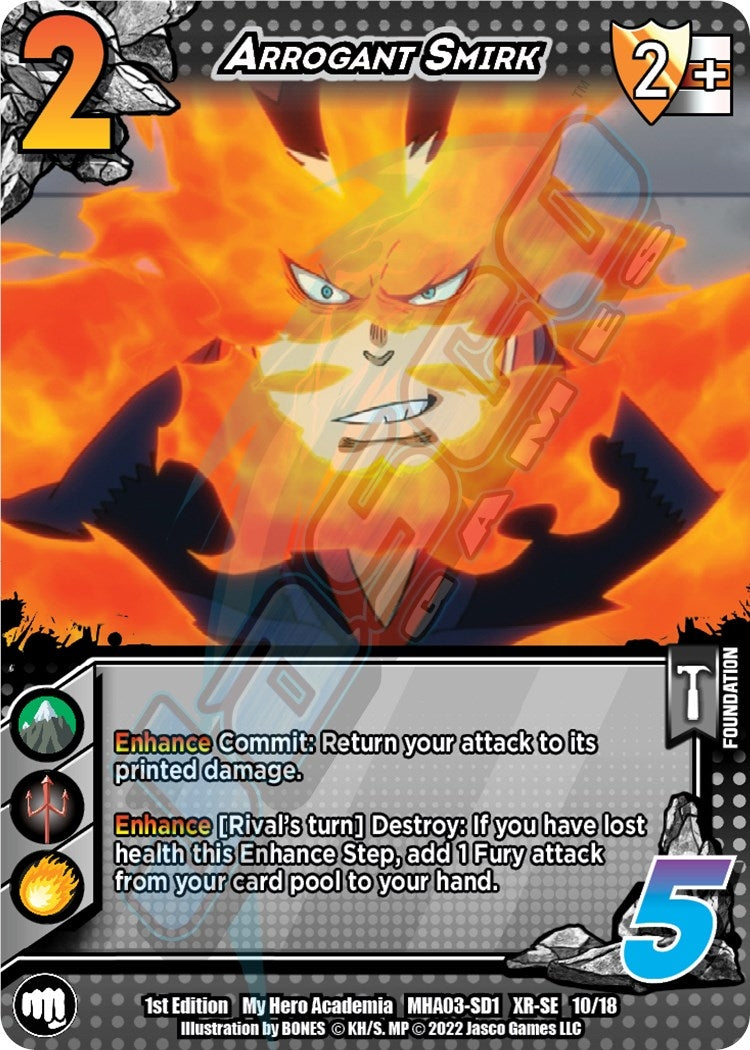 Image for Arrogant Smirk (XR) (UniVersus: My Hero Academia: Heroes Clash) (10/18) - UniVersus