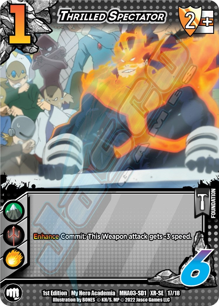 Image for Thrilled Spectator (XR) (UniVersus: My Hero Academia: Heroes Clash) (17/18) - UniVersus