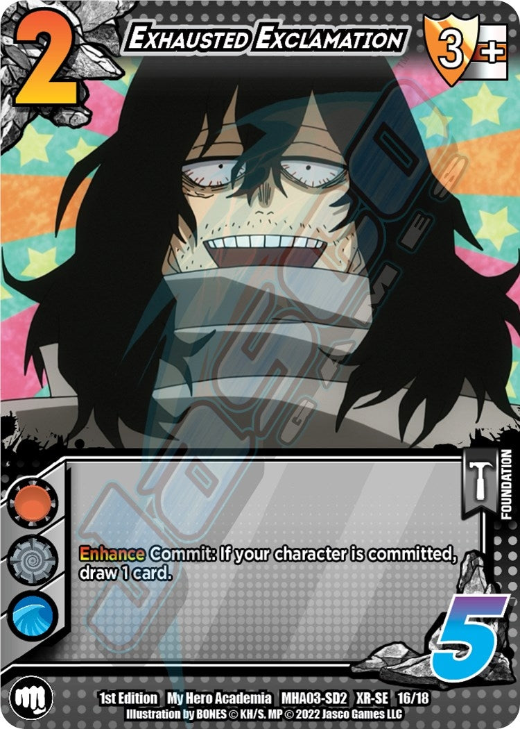 Image for Exhausted Exclamation (XR) (UniVersus: My Hero Academia: Heroes Clash) (16/18) - UniVersus