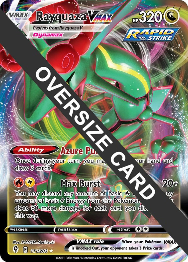 Image for Rayquaza VMAX (Jumbo Cards) (111/203) - Pokemon