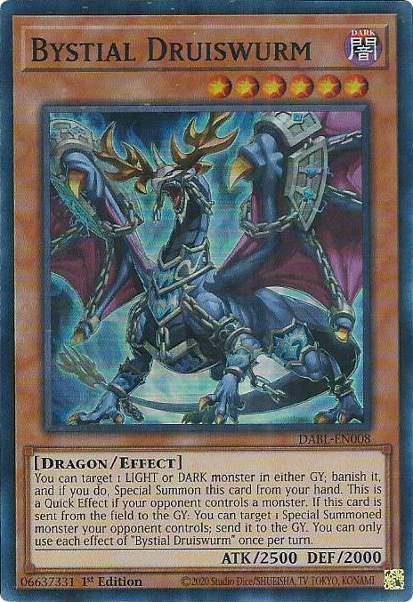 Image for Bystial Druiswurm (Darkwing Blast) (DABL-EN008) - YuGiOh