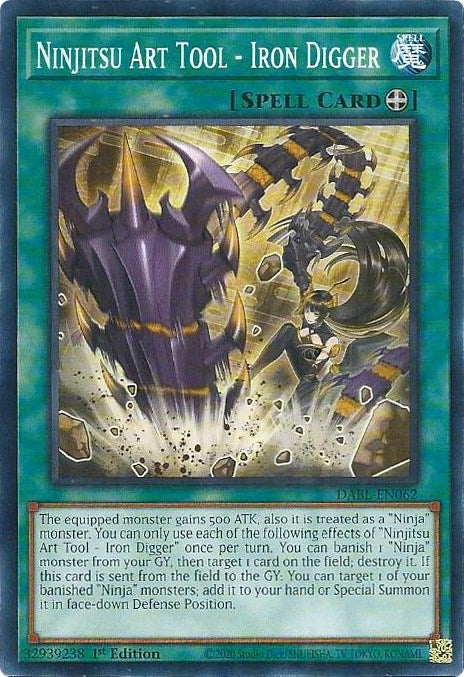 Image for Ninjitsu Art Tool - Iron Digger (Darkwing Blast) (DABL-EN062) - YuGiOh