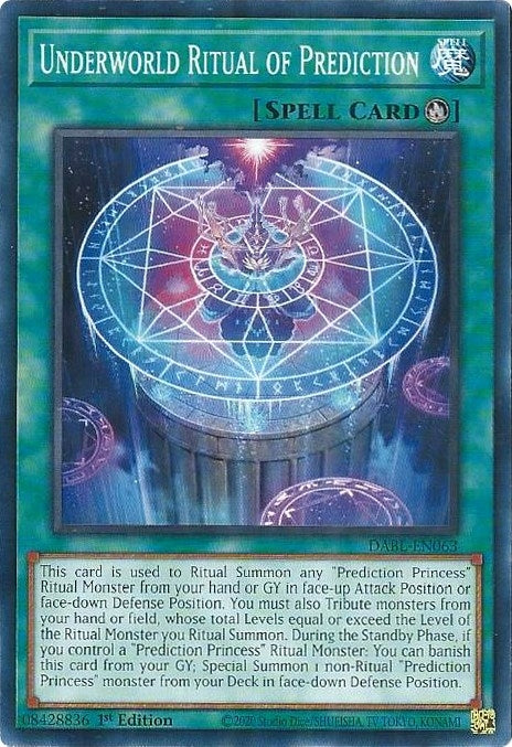 Image for Underworld Ritual of Prediction (Darkwing Blast) (DABL-EN063) - YuGiOh