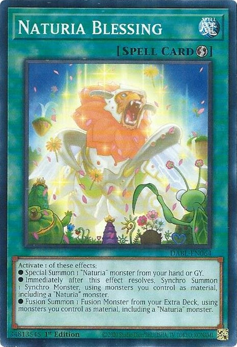 Image for Naturia Blessing (Darkwing Blast) (DABL-EN064) - YuGiOh