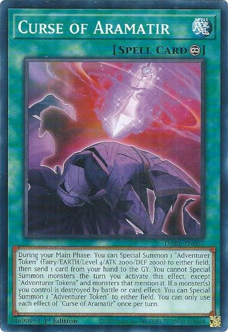 Image for Curse of Aramatir (Darkwing Blast) (DABL-EN067) - YuGiOh