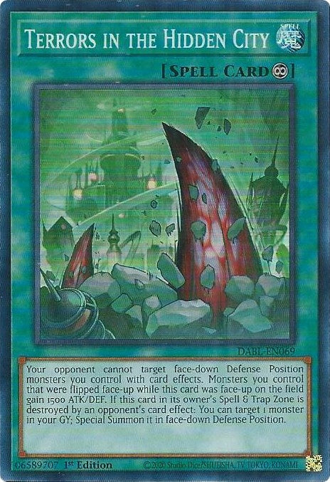 Image for Terrors in the Hidden City (Darkwing Blast) (DABL-EN069) - YuGiOh