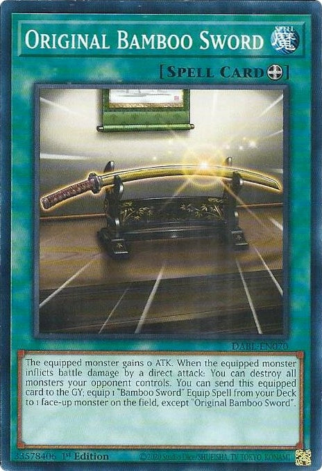 Image for Original Bamboo Sword (Darkwing Blast) (DABL-EN070) - YuGiOh