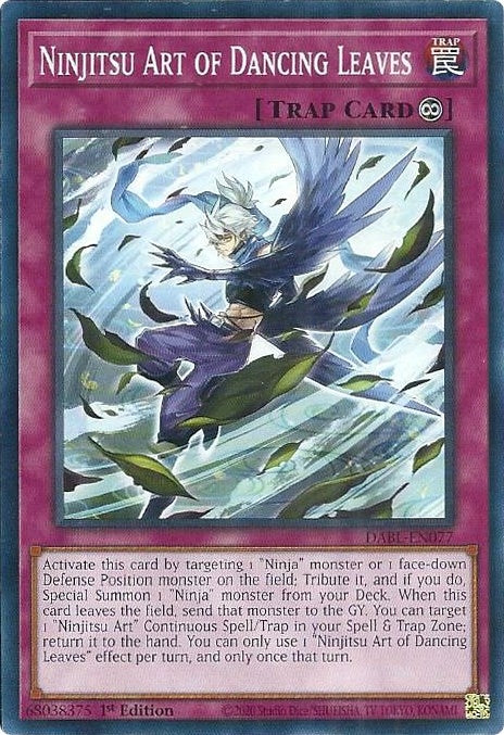 Image for Ninjitsu Art of Dancing Leaves (Darkwing Blast) (DABL-EN077) - YuGiOh