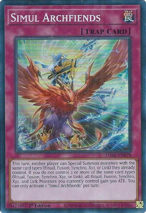 Image for Simul Archfiends (Darkwing Blast) (DABL-EN078) - YuGiOh