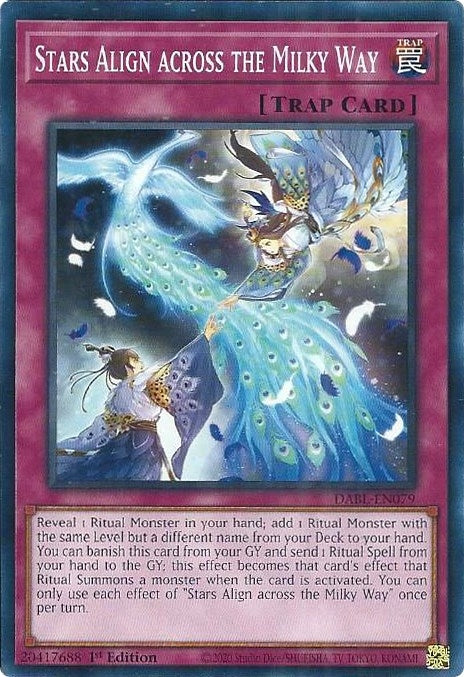 Image for Stars Align across the Milky Way (Darkwing Blast) (DABL-EN079) - YuGiOh