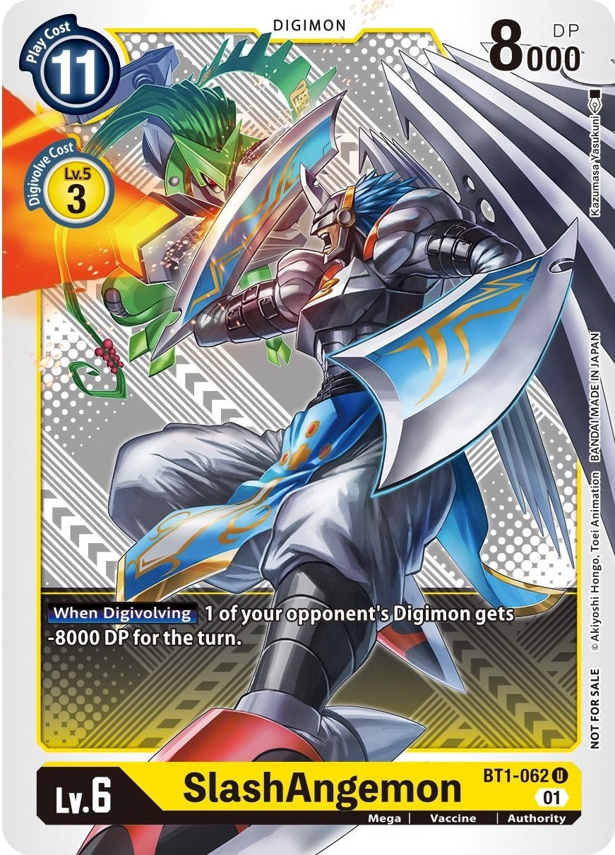Image for SlashAngemon (Winner Pack Xros Encounter) (BT01-03A) (BT1-062 U) - Digimon Card Game