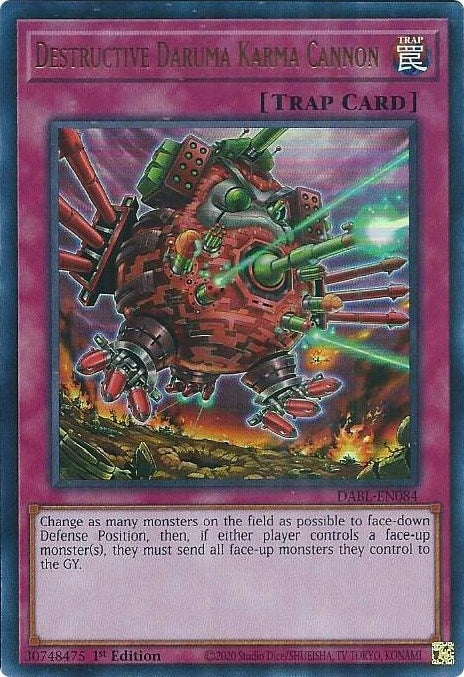 Image for Destructive Daruma Karma Cannon (Darkwing Blast) (DABL-EN084) - YuGiOh