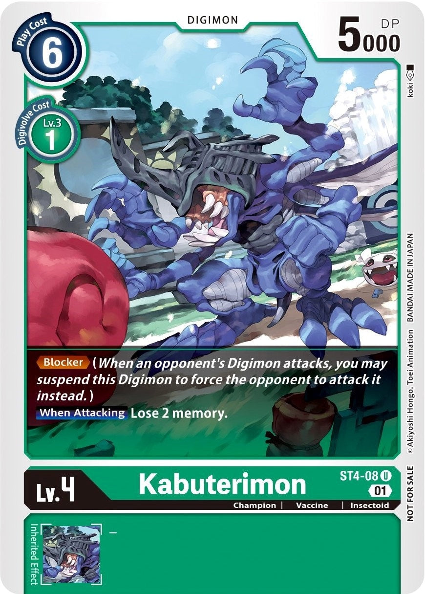 Image for Kabuterimon (Winner Pack Xros Encounter) (ST-4) (ST4-08 U) - Digimon Card Game