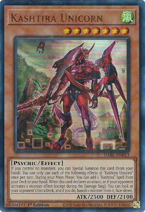 Image for Kashtira Unicorn (Darkwing Blast) (DABL-EN013) - YuGiOh