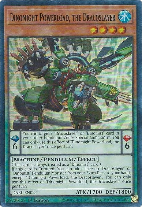 Image for Dinomight Powerload, the Dracoslayer (Darkwing Blast) (DABL-EN024) - YuGiOh