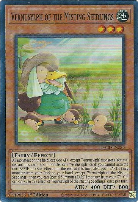 Image for Vernusylph of the Misting Seedlings (Darkwing Blast) (DABL-EN026) - YuGiOh