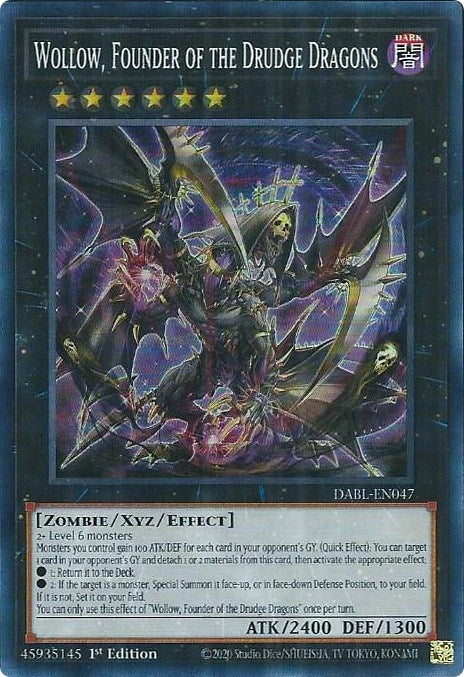 Image for Wollow, Founder of the Drudge Dragons (Darkwing Blast) (DABL-EN047) - YuGiOh