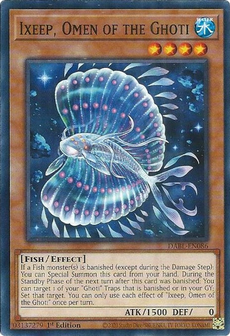 Image for Ixeep, Omen of the Ghoti (Darkwing Blast) (DABL-EN086) - YuGiOh