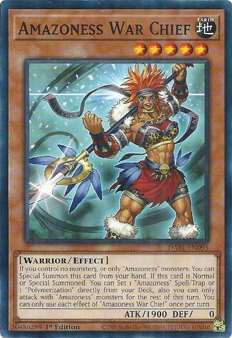 Image for Amazoness War Chief (Darkwing Blast) (DABL-EN095) - YuGiOh