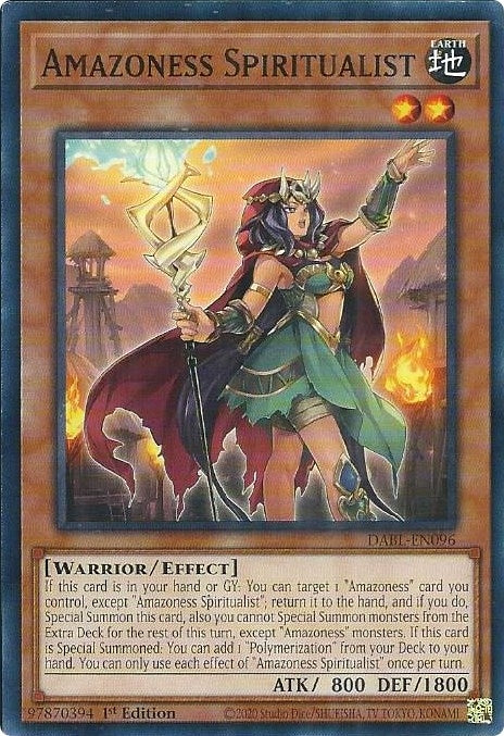 Image for Amazoness Spiritualist (Darkwing Blast) (DABL-EN096) - YuGiOh
