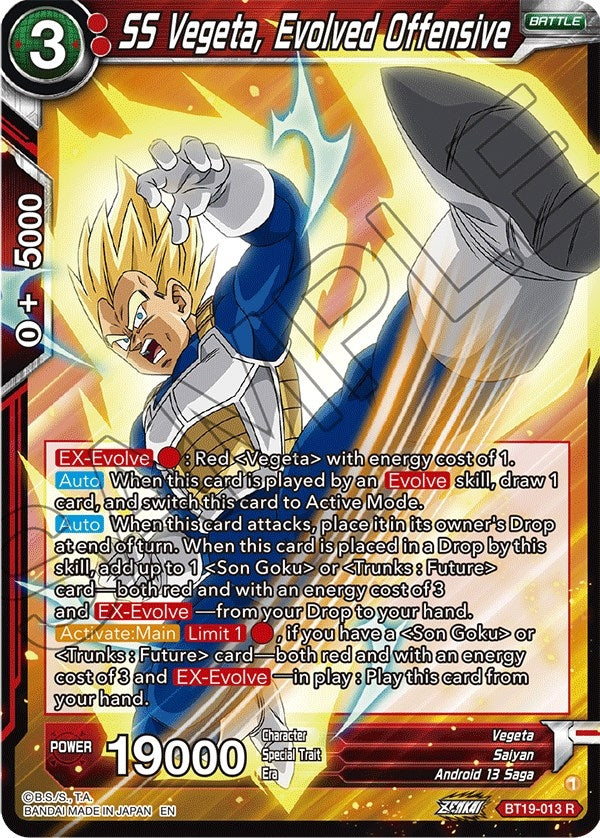 Image for SS Vegeta, Evolved Offensive (Fighter's Ambition) (BT19-013) - Dragon Ball Super: Masters