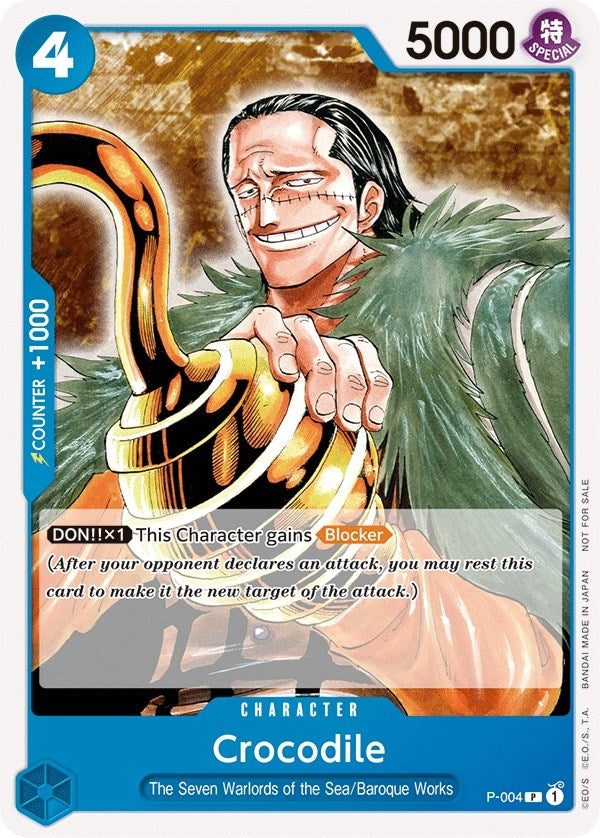 Image for Crocodile (Promotion Pack 2022) (One Piece Promotion Cards) (P-004) - One Piece Card Game