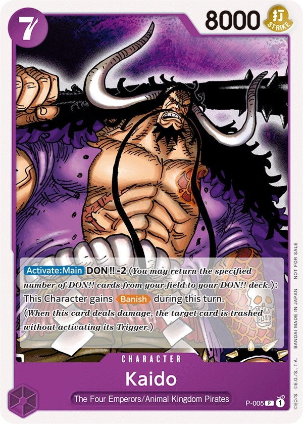Image for Kaido (Promotion Pack 2022) (One Piece Promotion Cards) (P-005) - One Piece Card Game