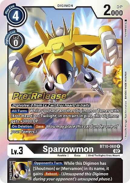 Image for Sparrowmon (BT10_PR) (BT10-060 R) - Digimon Card Game