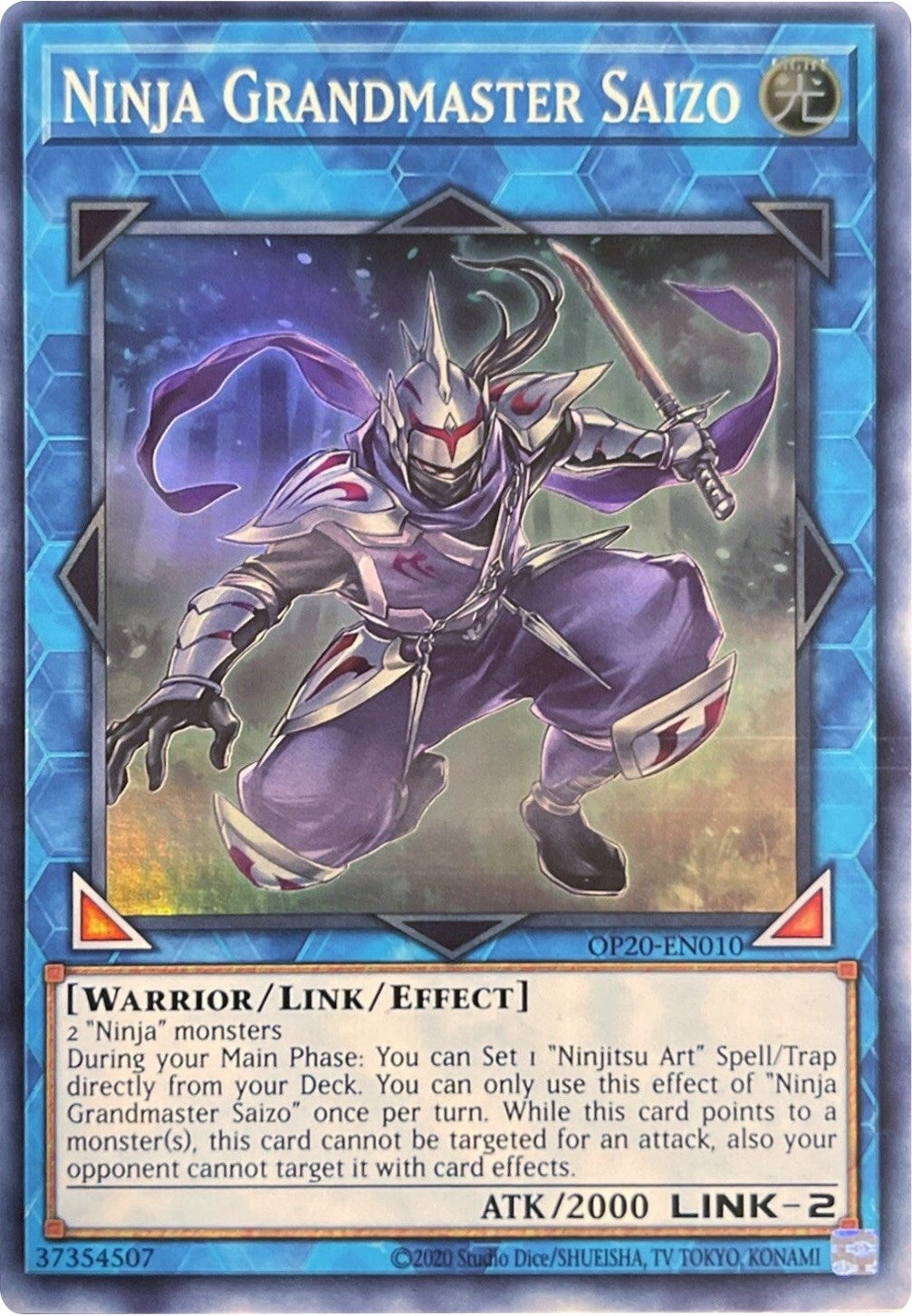 Image for Ninja Grandmaster Saizo (OTS Tournament Pack 20) (OP20-EN010) - YuGiOh