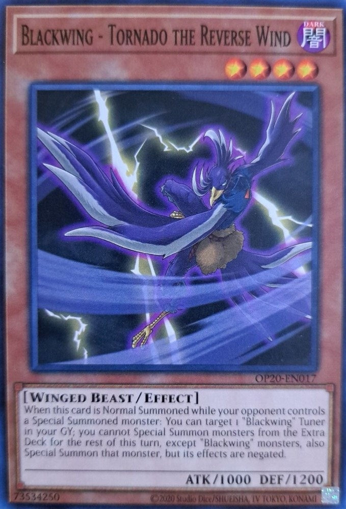 Image for Blackwing - Tornado the Reverse Wind (OTS Tournament Pack 20) (OP20-EN017) - YuGiOh