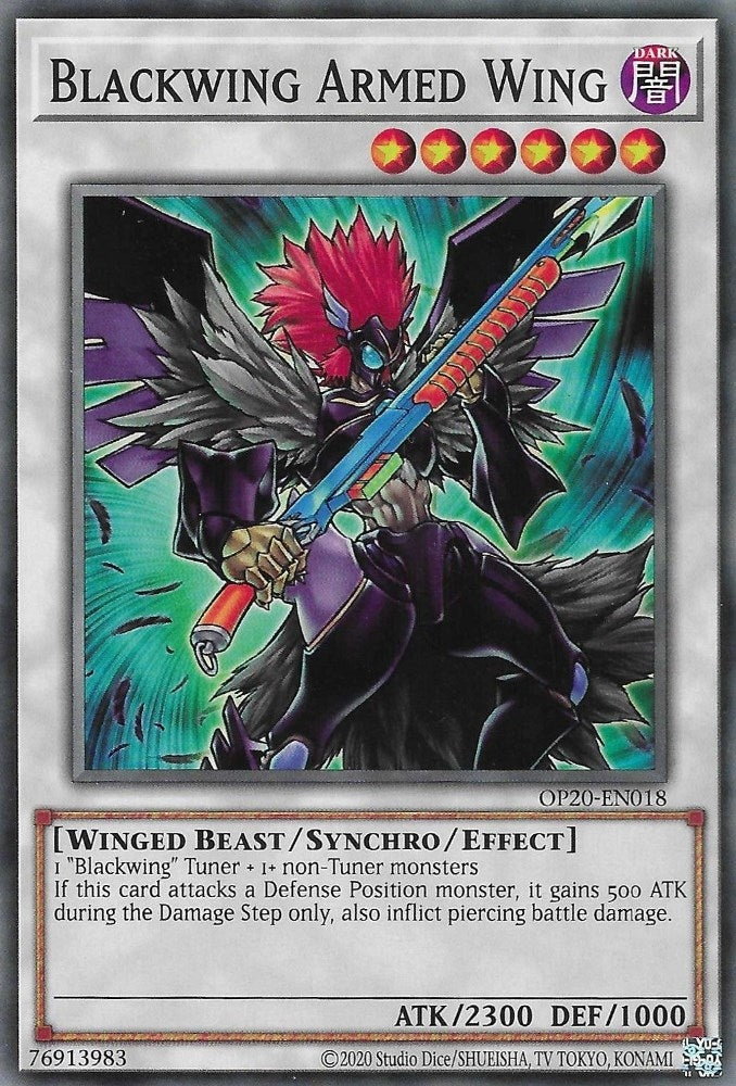 Image for Blackwing Armed Wing (OTS Tournament Pack 20) (OP20-EN018) - YuGiOh