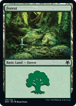 Image for Forest (135) (Magic Game Night: Free-For-All) (135) - Magic: The Gathering
