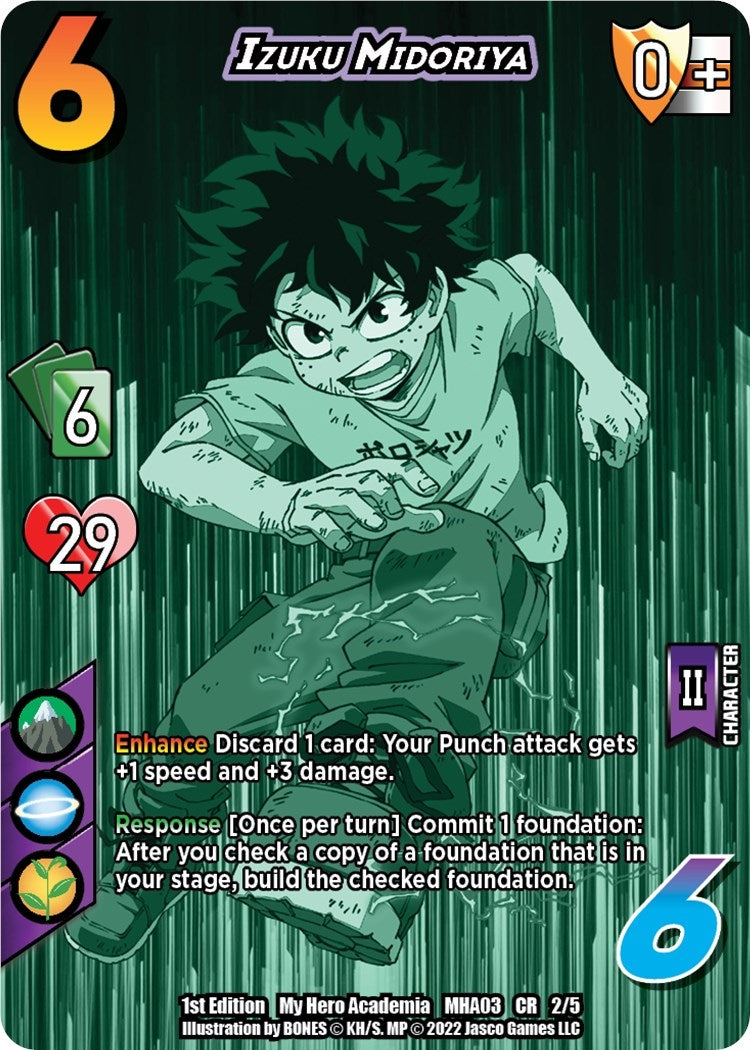 Image for Izuku Midoriya (Serial Numbered) (UniVersus: My Hero Academia: Heroes Clash) (2/5) - UniVersus