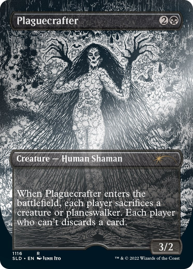 Image for Plaguecrafter (Borderless) (Foil Etched) (Secret Lair Drop Series) (1116) - Magic: The Gathering