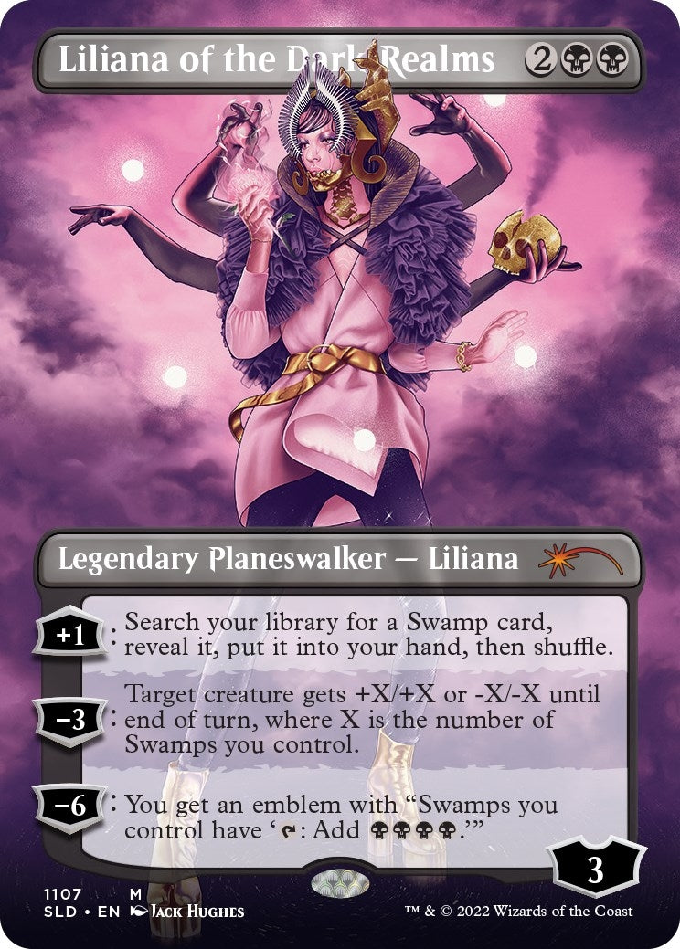 Image for Liliana of the Dark Realms (Borderless) (Secret Lair Drop Series) (1107) - Magic: The Gathering
