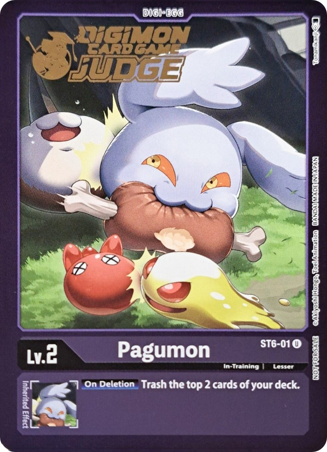 Image for Pagumon (Judge Pack 2) (ST-6) (ST6-01 U) - Digimon Card Game