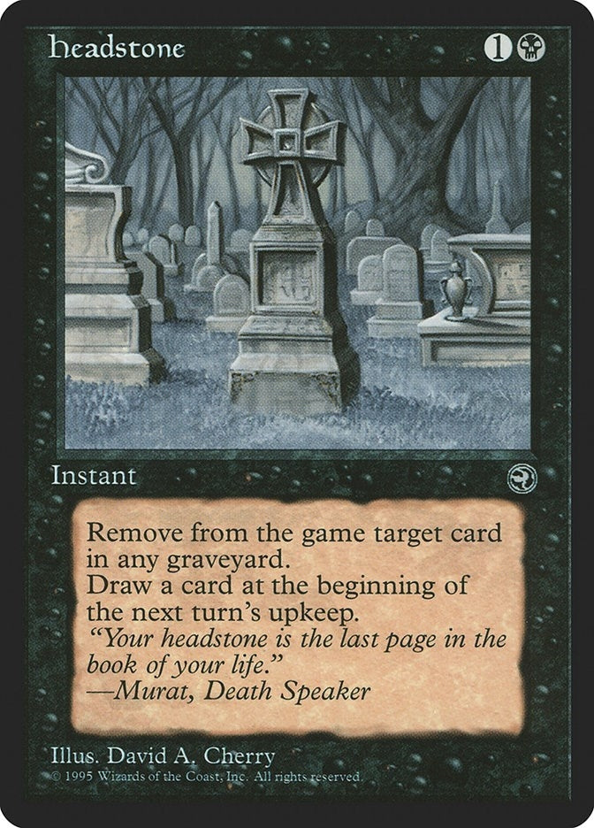Image for Headstone (Homelands) - Magic: The Gathering