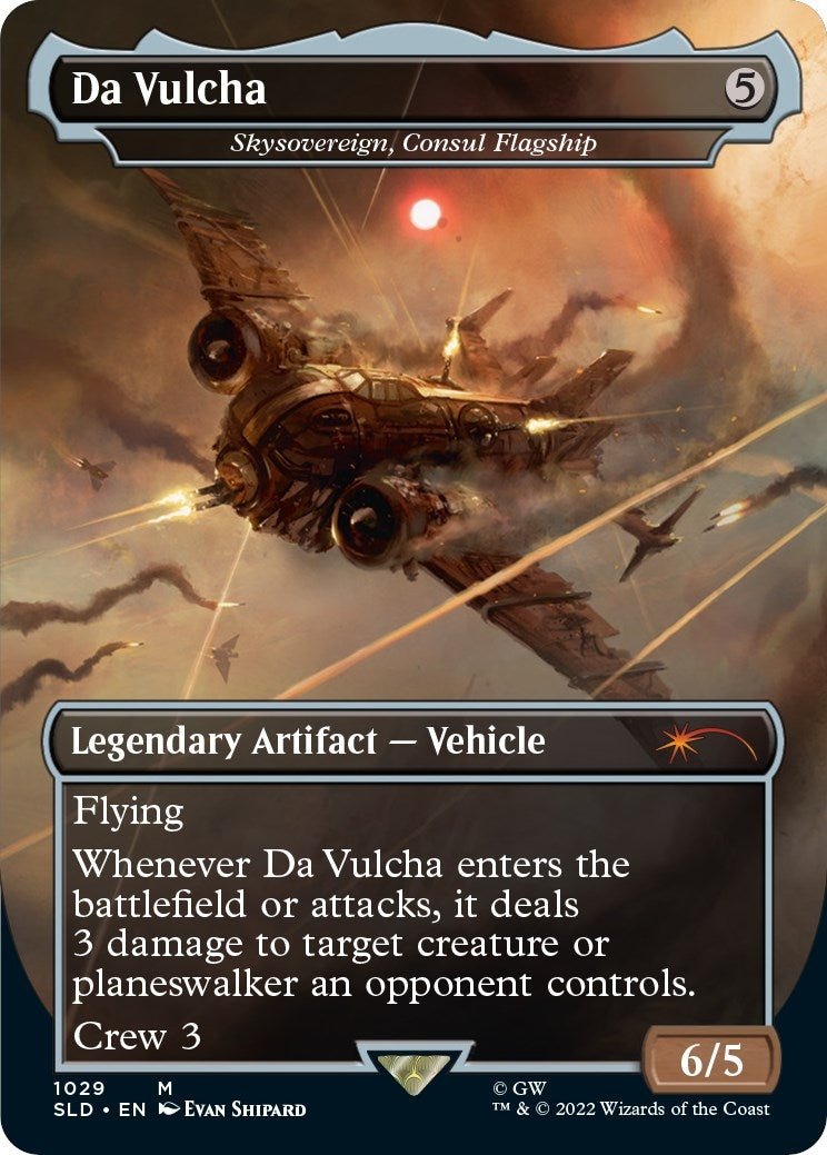 Image for Da Vulcha - Skysovereign, Consul Flagship (Borderless) (Secret Lair Drop Series) (1029) - Magic: The Gathering