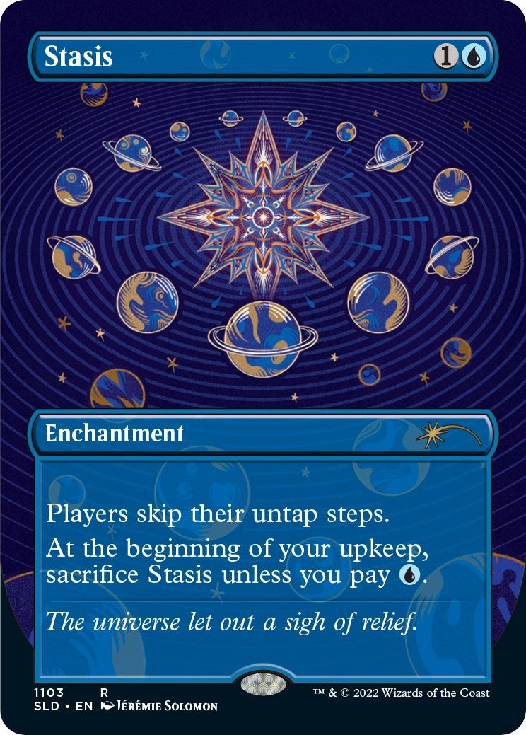 Image for Stasis (Borderless) (Secret Lair Drop Series) (1103) - Magic: The Gathering