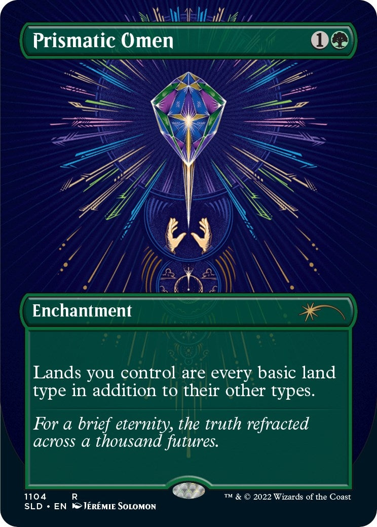 Image for Prismatic Omen (Borderless) (Secret Lair Drop Series) (1104) - Magic: The Gathering