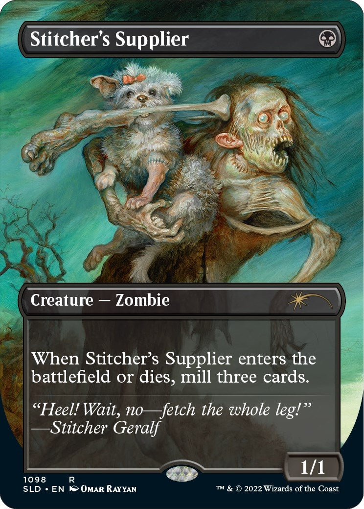 Image for Stitcher's Supplier (Borderless) (Secret Lair Drop Series) (1098) - Magic: The Gathering