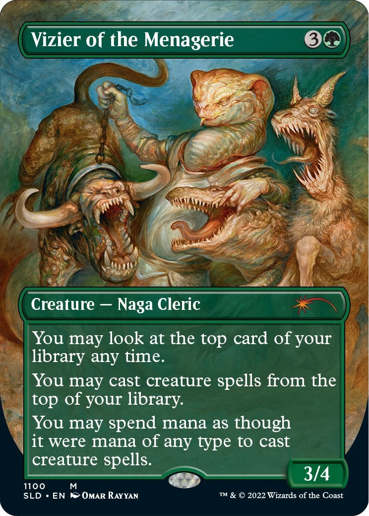 Image for Vizier of the Menagerie (Borderless) (Secret Lair Drop Series) (1100) - Magic: The Gathering