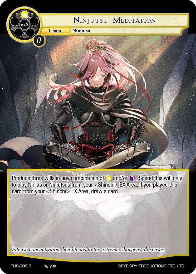 Image for Ninjutsu Meditation (The Underworld of Secrets) (TUS-006 R) - Force of Will