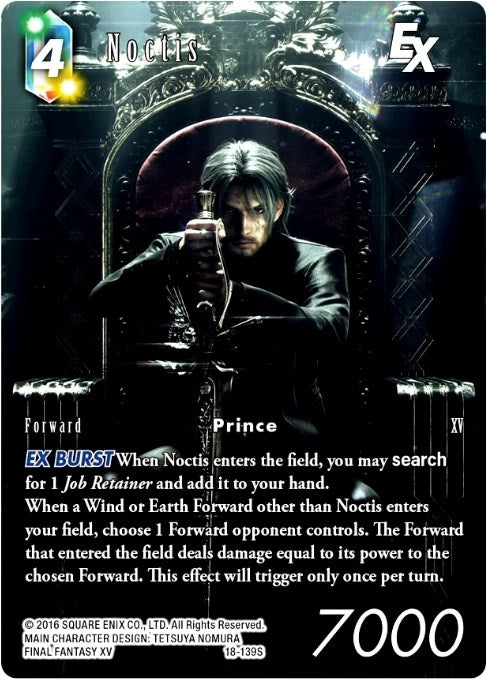 Image for Noctis EX (Full Art) (Resurgence of Power) (18-139S) - Final Fantasy TCG