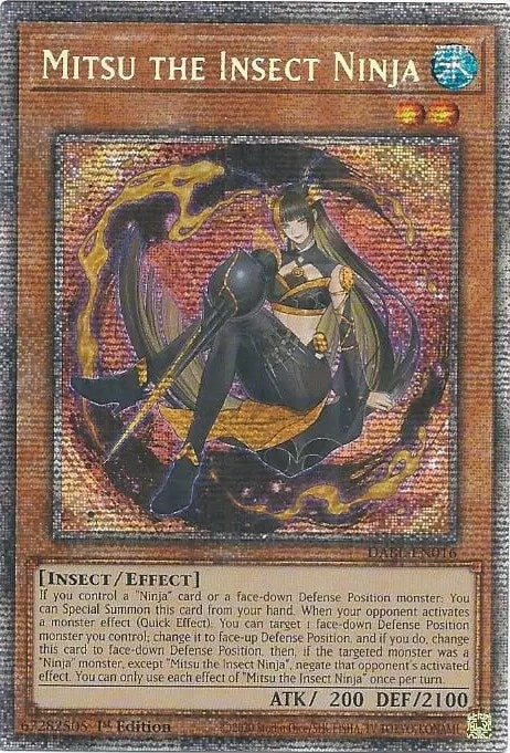 Image for Mitsu the Insect Ninja (Starlight Rare) (Darkwing Blast) (DABL-EN016) - YuGiOh